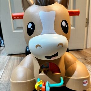 Fisher-Price Brown and White Ride-On Toy